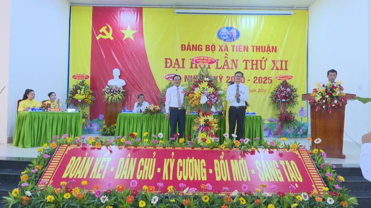 Đảng bộ xã Tiên Thuận huyện Bến Cầu tổ chức thành công đại hội nhiệm kỳ 2020-2025
